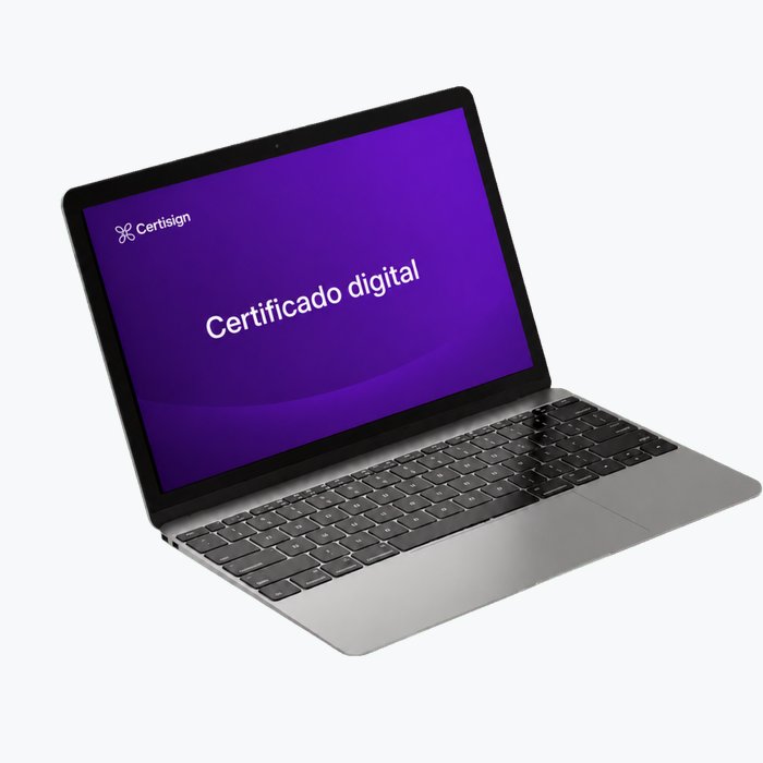 Notebook com certificado digital A1 instalado