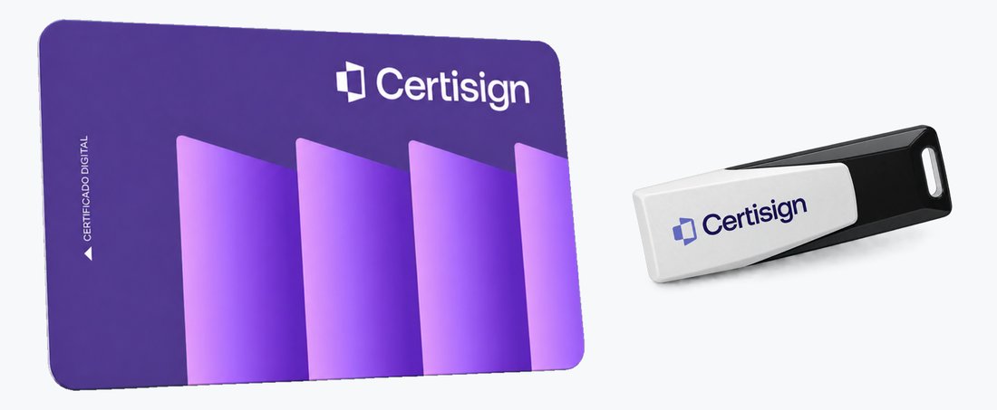 Cartão inteligente e token de certificado digital A3